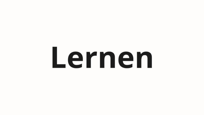 Lernen Meaning in Hindi | German A1 Vocabulary Explained