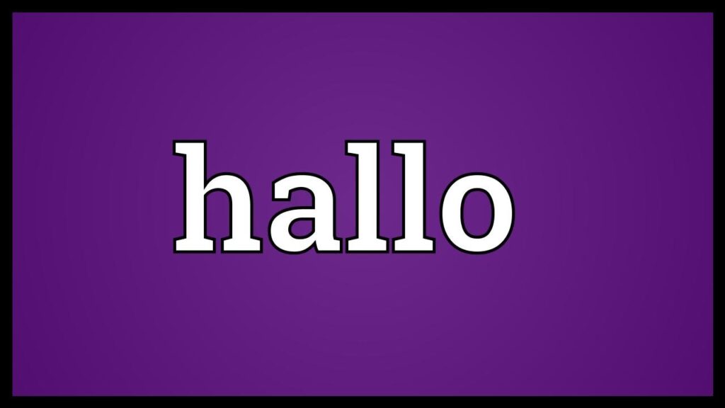 Hallo Meaning in Hindi | German Word Explained